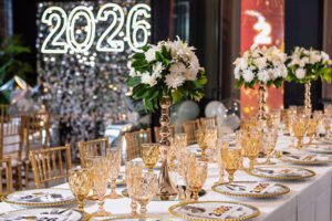 Ambientación para mesas, fin de año, navidad - RN Eventos